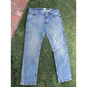Baby blue jeans